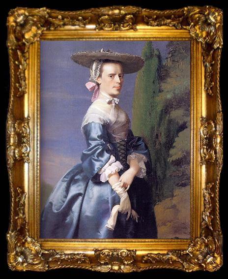 framed  John Singleton Copley Mrs Nathaniel Allen, ta009-2